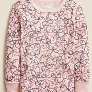 Girls' long-sleeve printed sleep set - Rosey Pink Bows